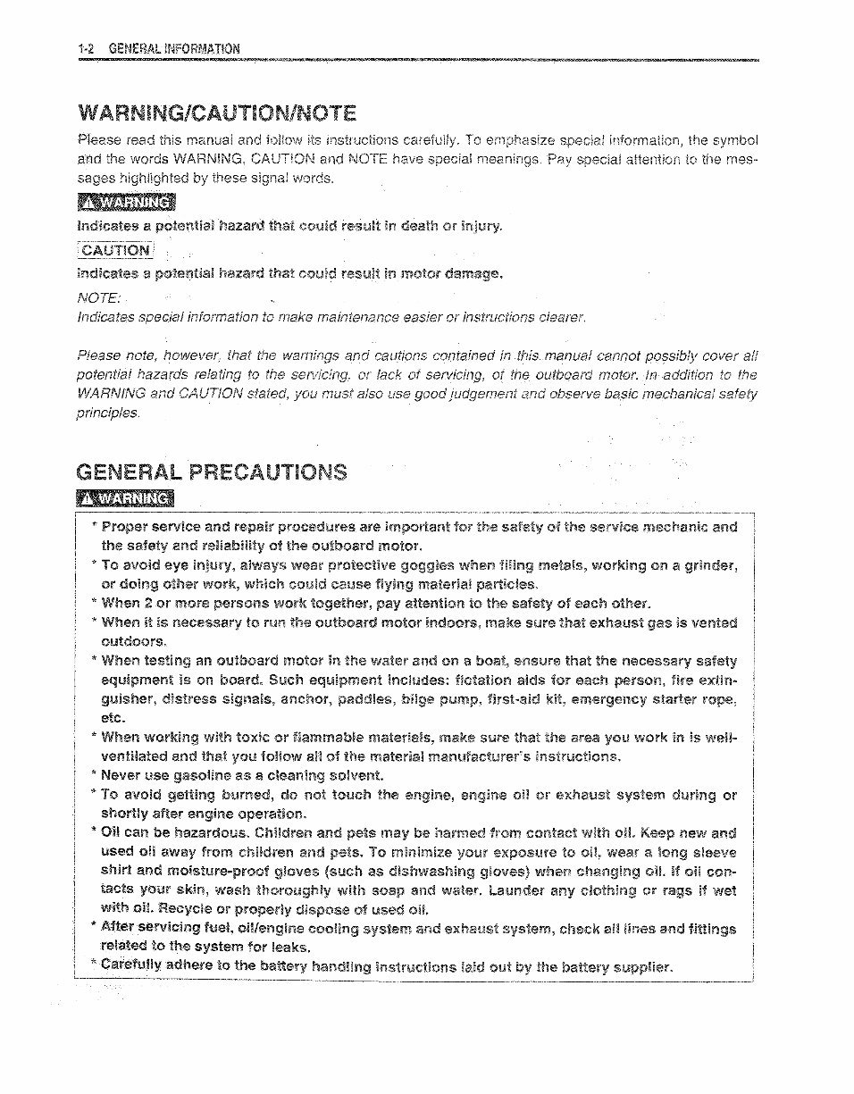 2009 Suzuki 9.9/15HP (DF9.9/DF15) 4-Stroke Outboards OEM Service & Repair Manual preview img 6