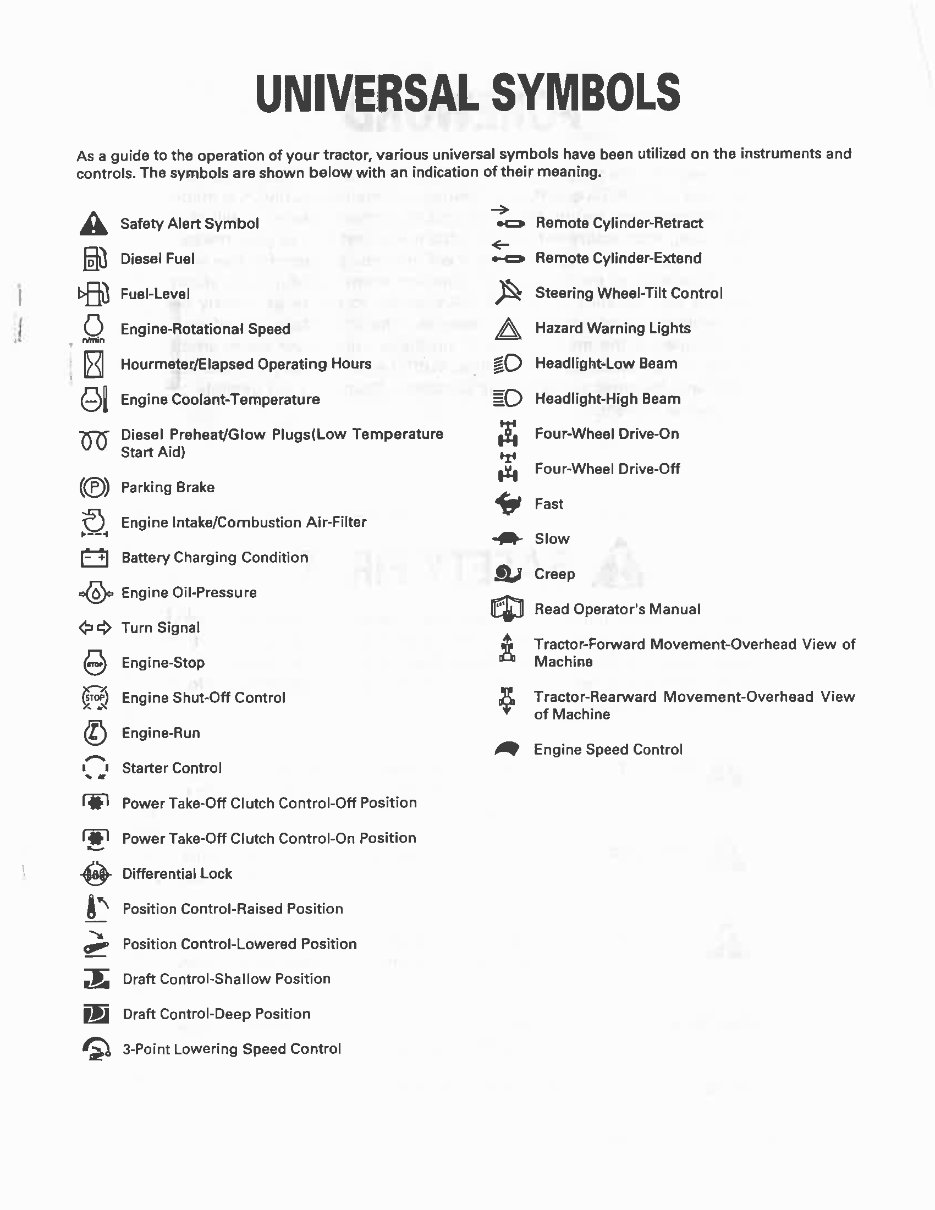 KUBOTA L2900 L3300 L3600 L4200 Tractor OPERATOR Manual preview img 3