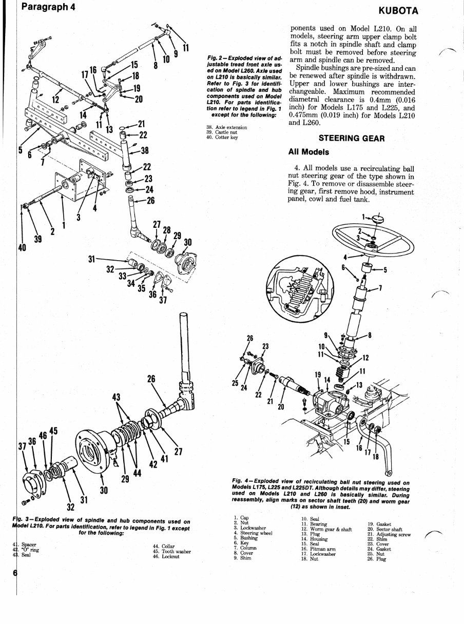 Kubota L225 Factory Service & Work Shop Manual preview img 5