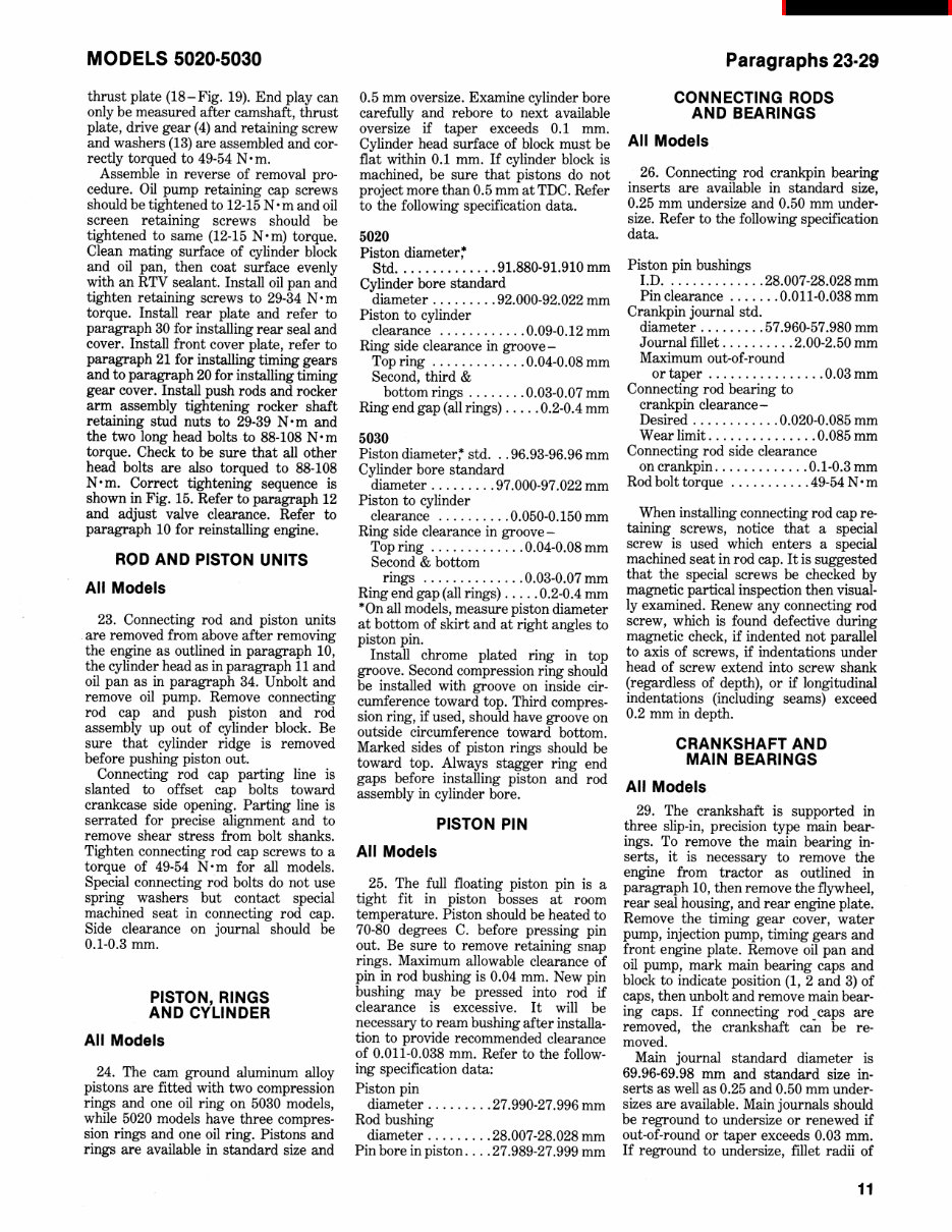 Allis Chalmers 5020 Service & Repair Manual preview img 10