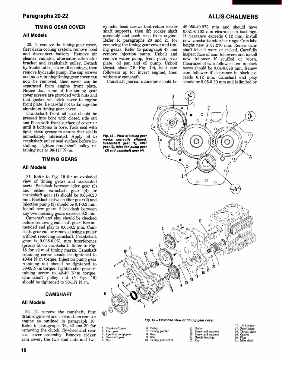 Allis Chalmers 5020 Service & Repair Manual preview img 9