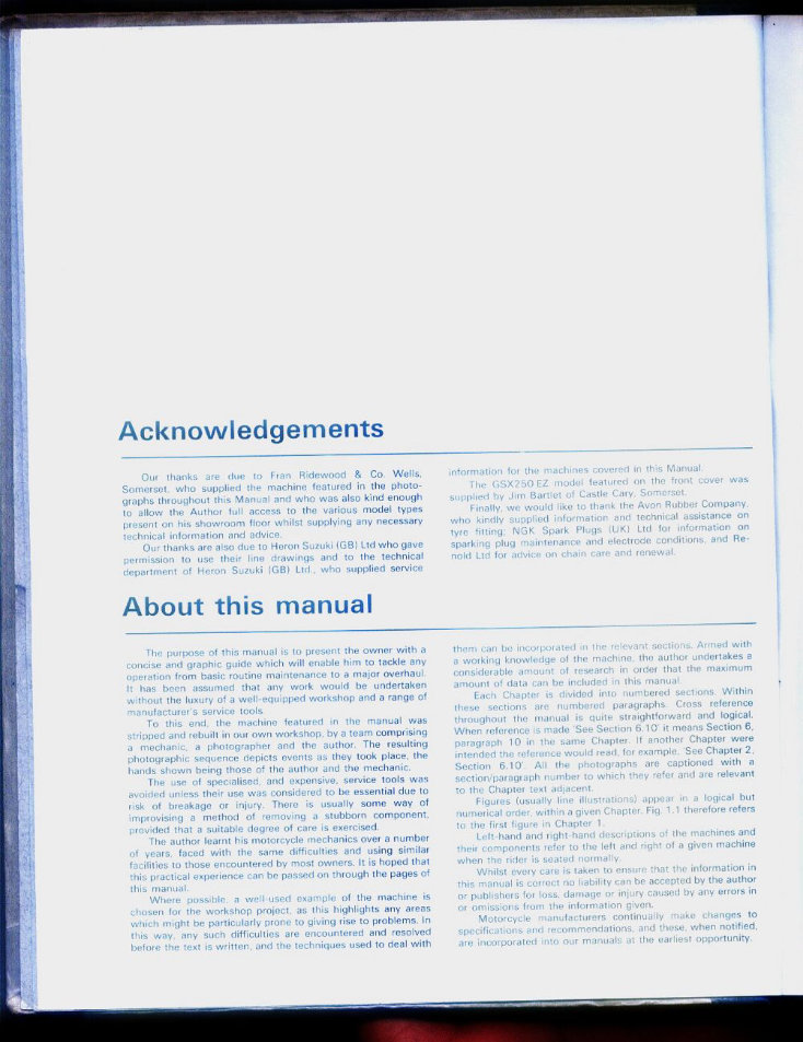 Suzuki GS450 GS450E Motorcycle 1979-1985 Full Service & Repair Manual preview img 3