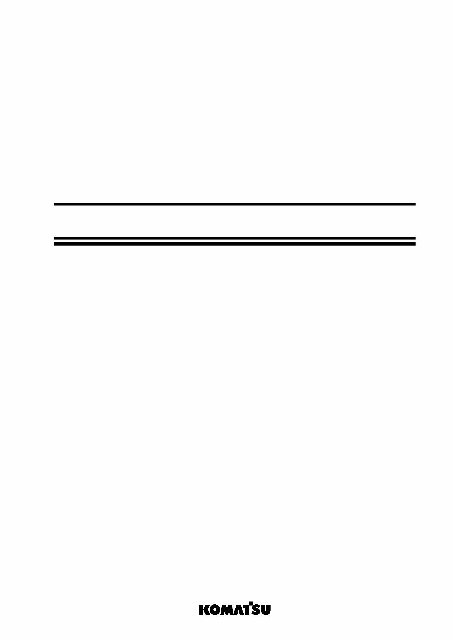 Komatsu D61EX-23, D61PX-23 Bulldozer Service Repair Workshop Manual (SN: 30001 and up) preview img 3