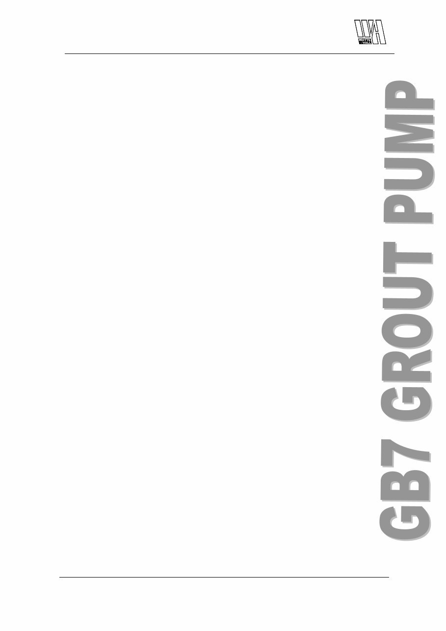 Whyte Hall GB7 grout pump and mixer motor service manual preview img 5