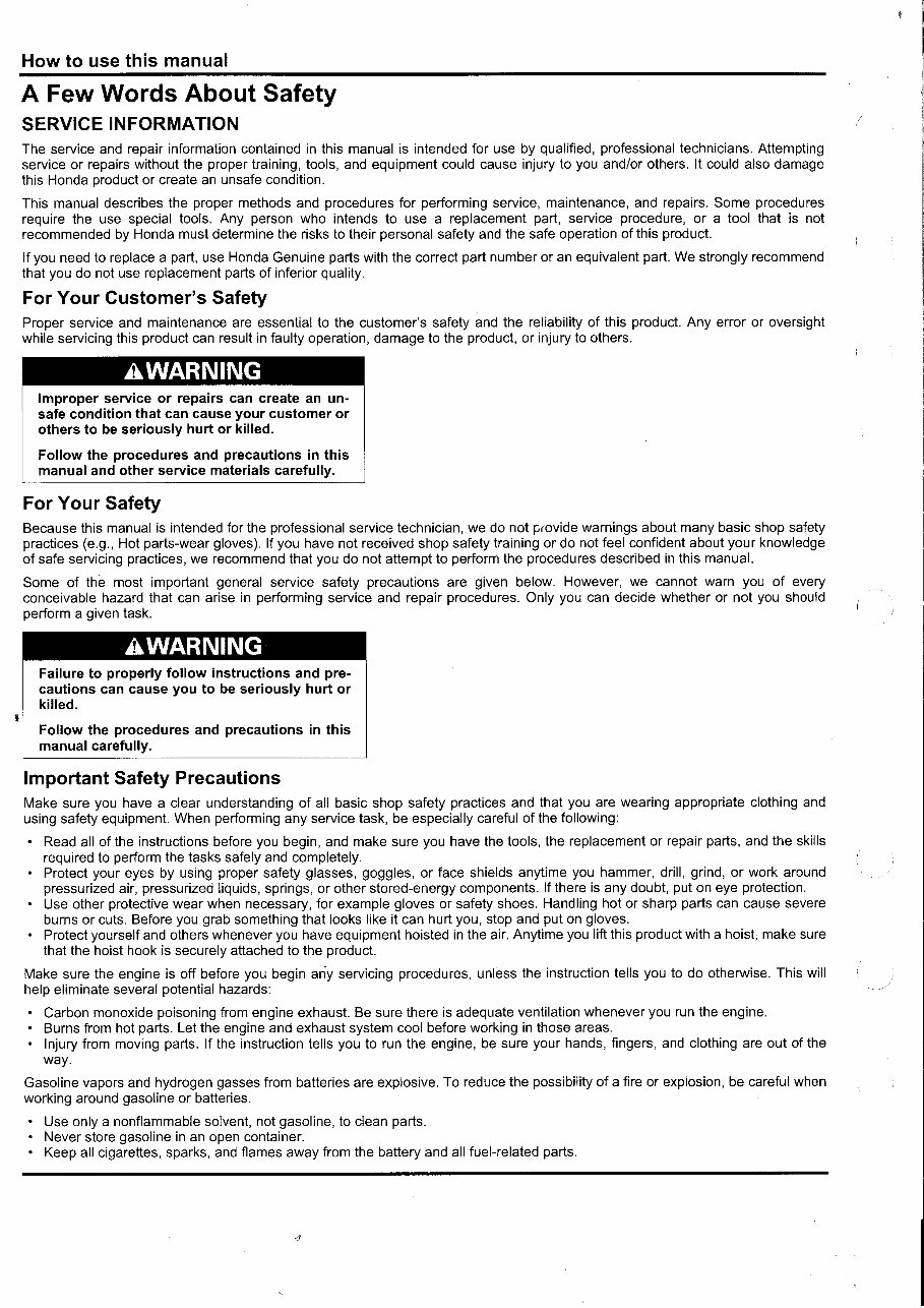 2006-2011 Honda BF75D / BF90D Outboard Service & Repair Manual preview img 2