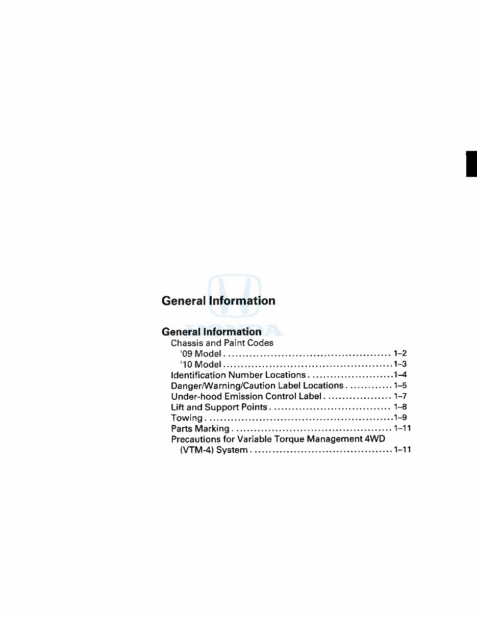 2010 Honda Pilot Service & Repair Manual preview img 3