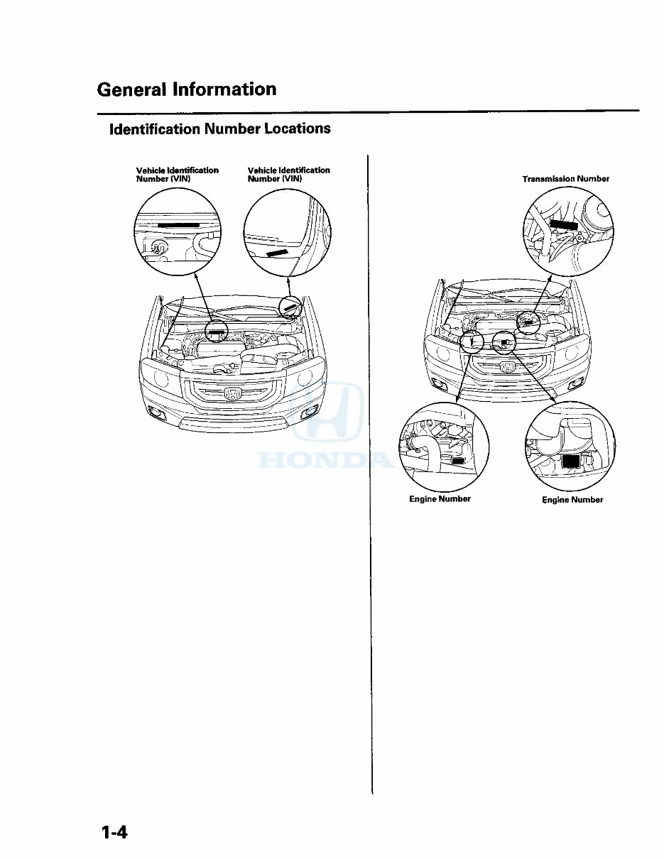 2010 Honda Pilot Service & Repair Manual preview img 6