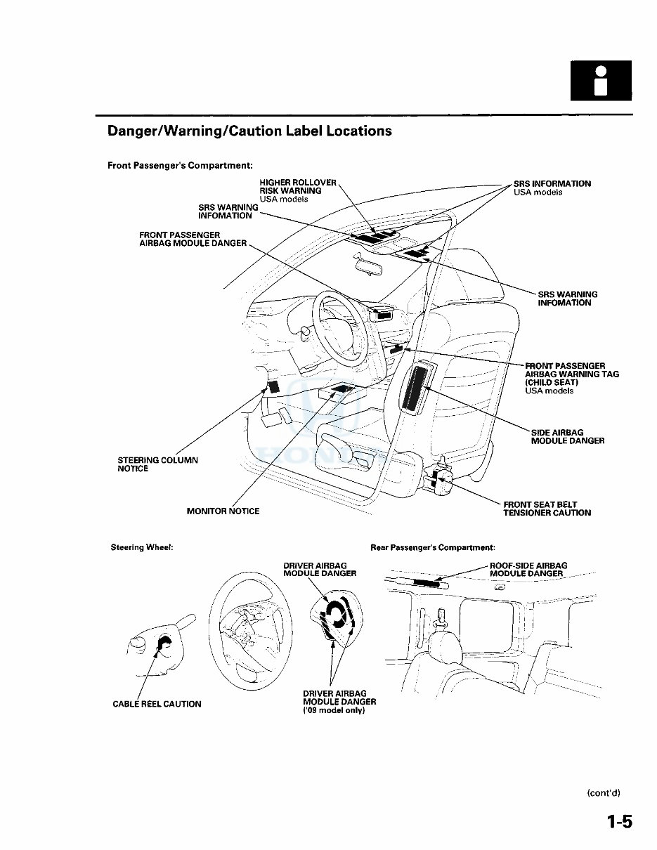 2010 Honda Pilot Service & Repair Manual preview img 7