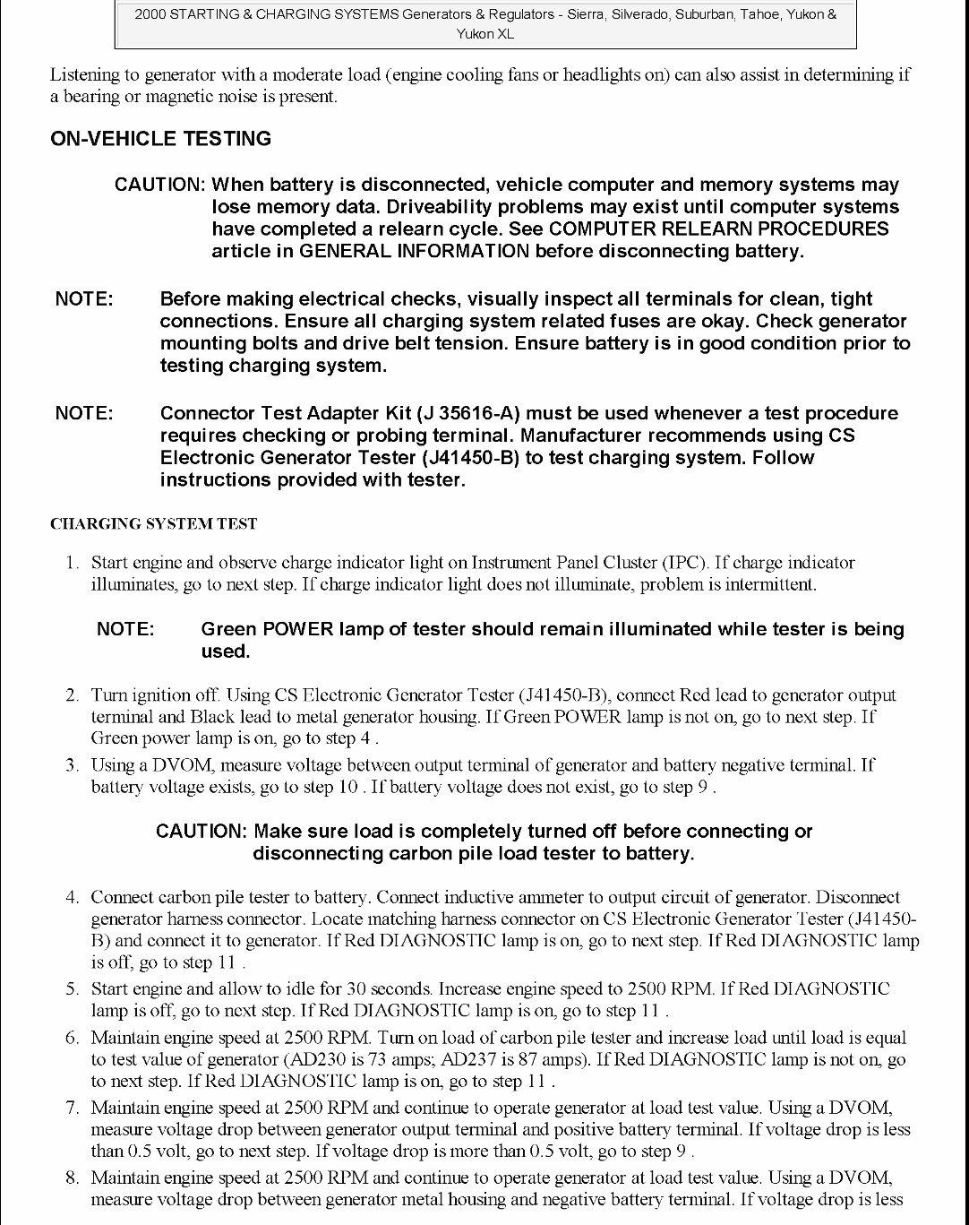 1998-2006 Chevrolet Silverado Service & Repair Manual preview img 2