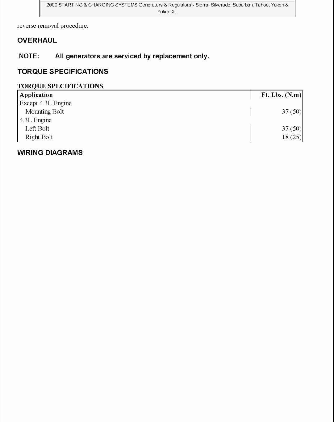 1998-2006 Chevrolet Silverado Service & Repair Manual preview img 4