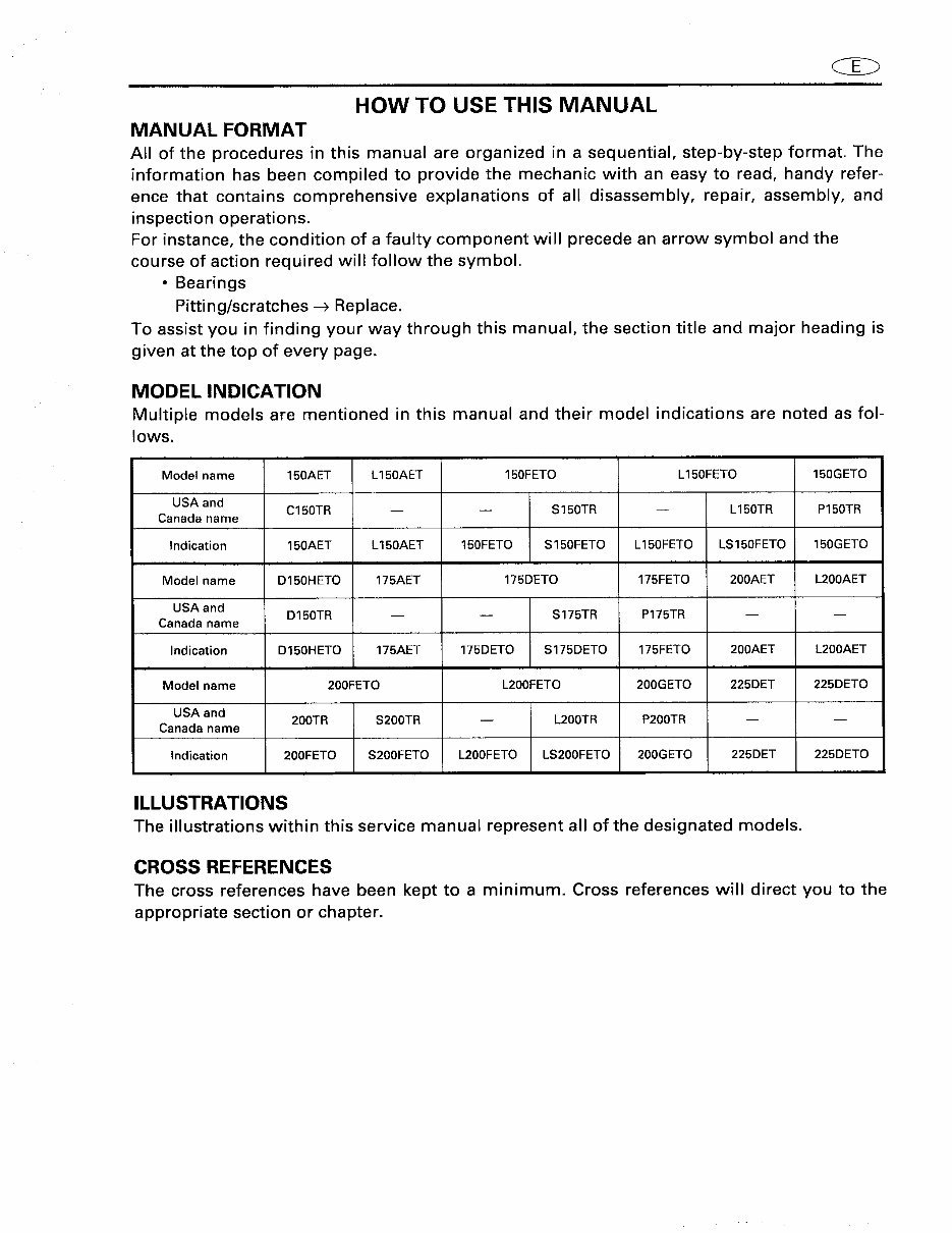 2002 Yamaha 150HP Outboards (150X, C150X, S150X, L150X, P150X, D150X) OEM Service & Repair Manual preview img 3