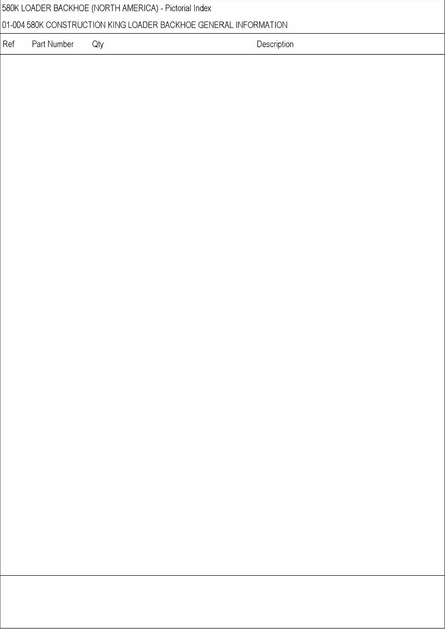 CASE 580K CONSTRUCTION KING BACKHOE Parts Catalog Manual preview img 8