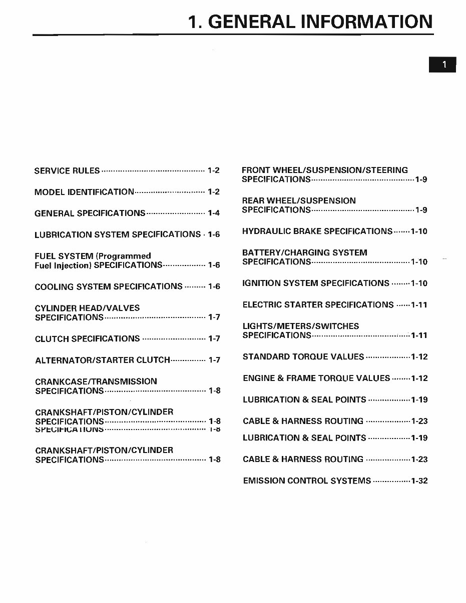 1998-2012 Honda XL1000V Varadero Service & Repair Manual preview img 5