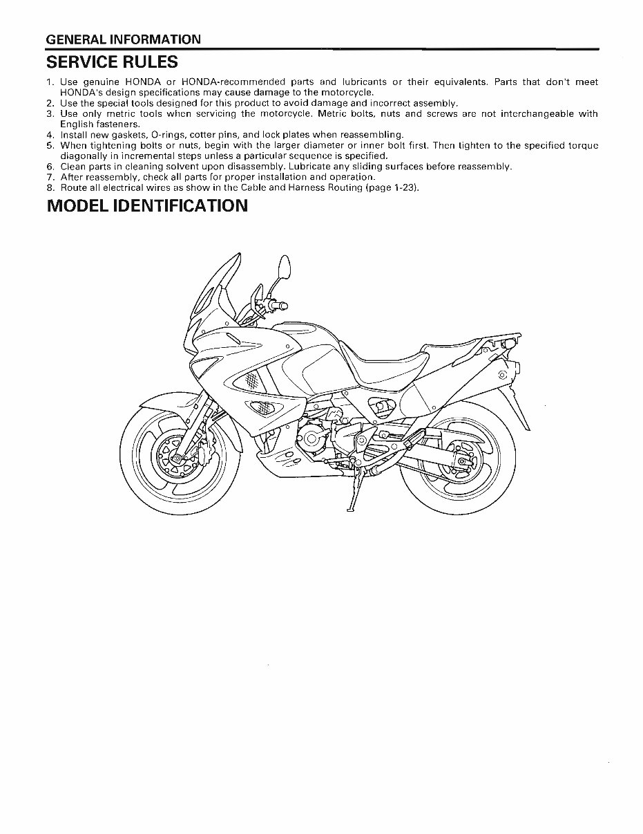 1998-2012 Honda XL1000V Varadero Service & Repair Manual preview img 6