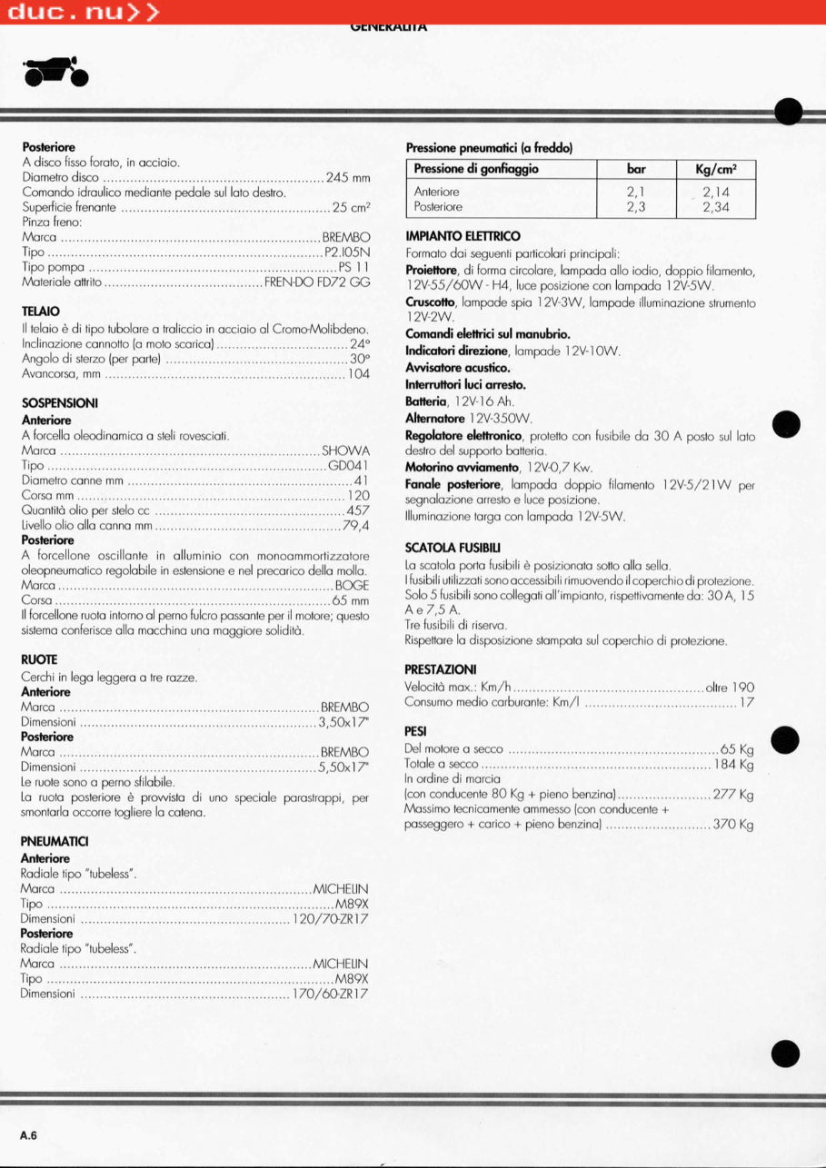 Ducati M900 Motorcycle 1993-2000 Workshop Repair & Service Manual preview img 9