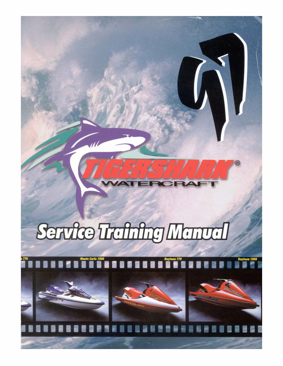 1997 ARCTIC CAT TIGERSHARK MONTE CARLO 770 Factory Service & Work Shop Manual preview img 1
