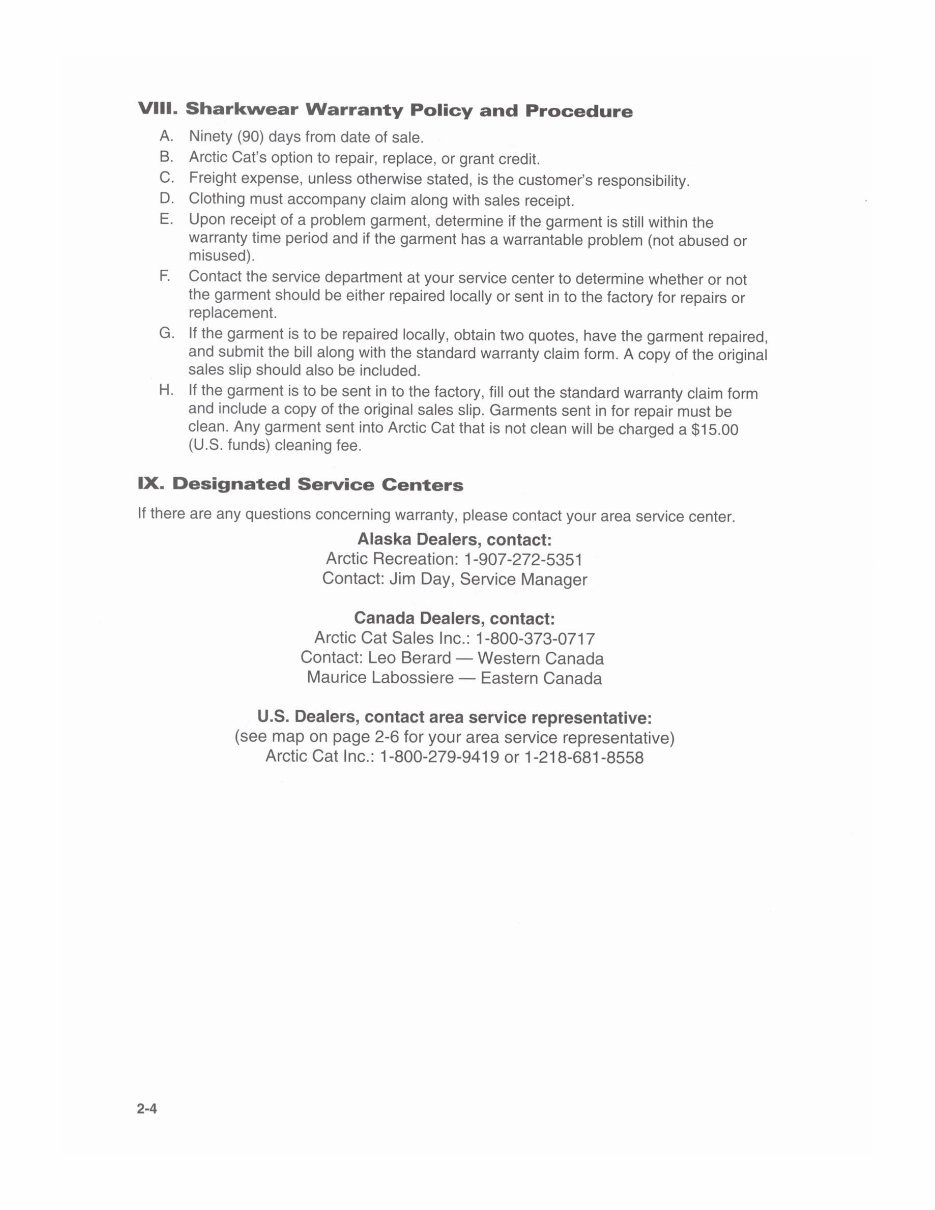 1997 ARCTIC CAT TIGERSHARK MONTE CARLO 770 Factory Service & Work Shop Manual preview img 7