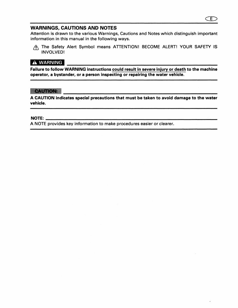Yamaha Waveblaster 2 760 Series 1996-1997 Factory Service & Work Shop Manual preview img 5