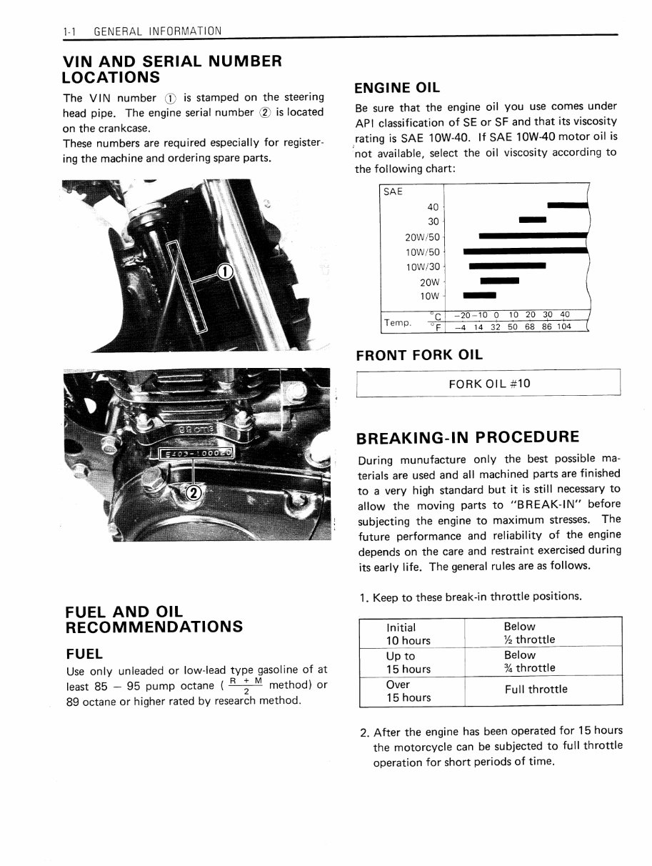 1983 1984 1985 1986 1987 1988 1989 1990 Suzuki DR100 1983 SP100 models Factory Service manual preview img 6