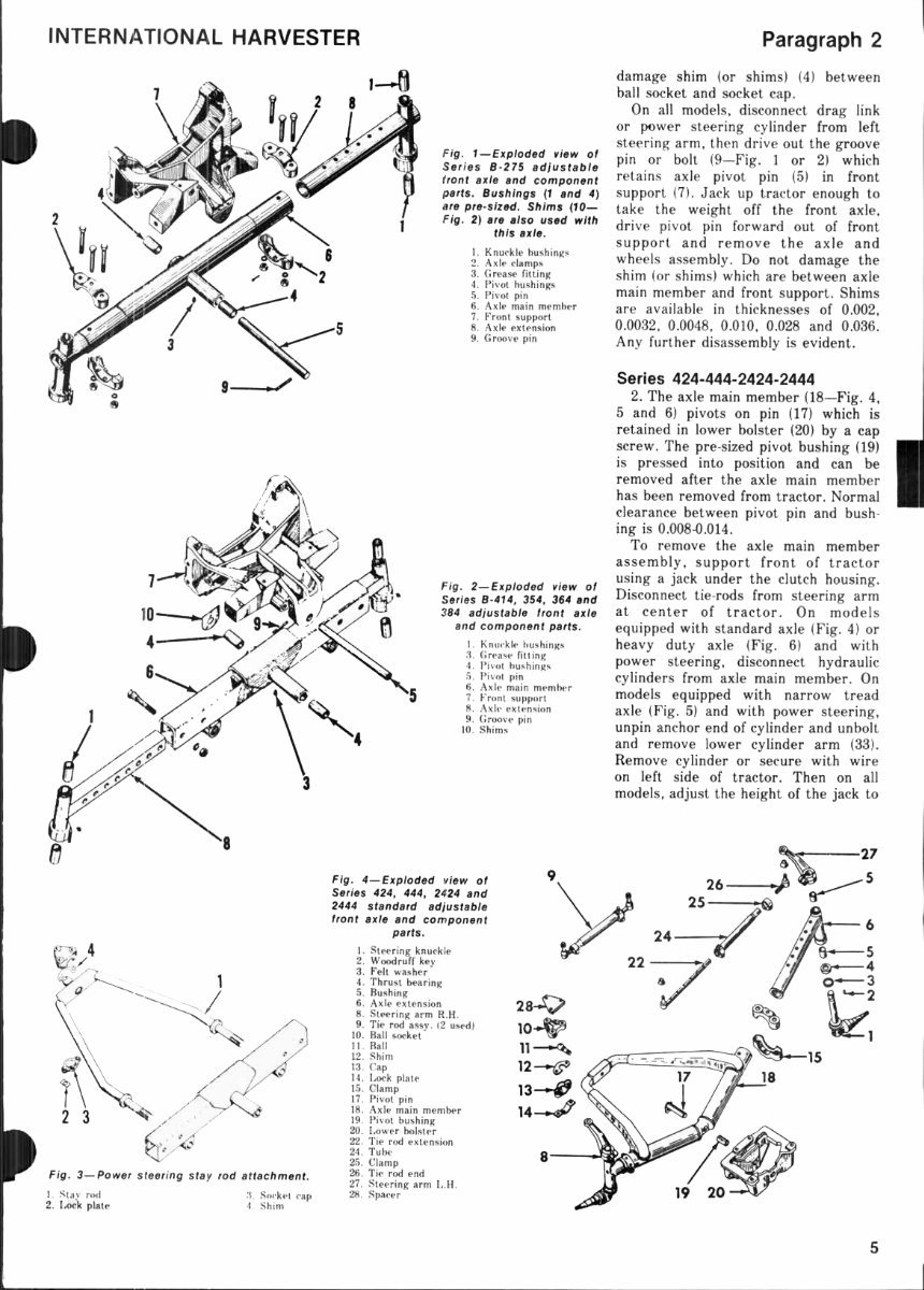 International 2424 - Steiner Tractor Parts
