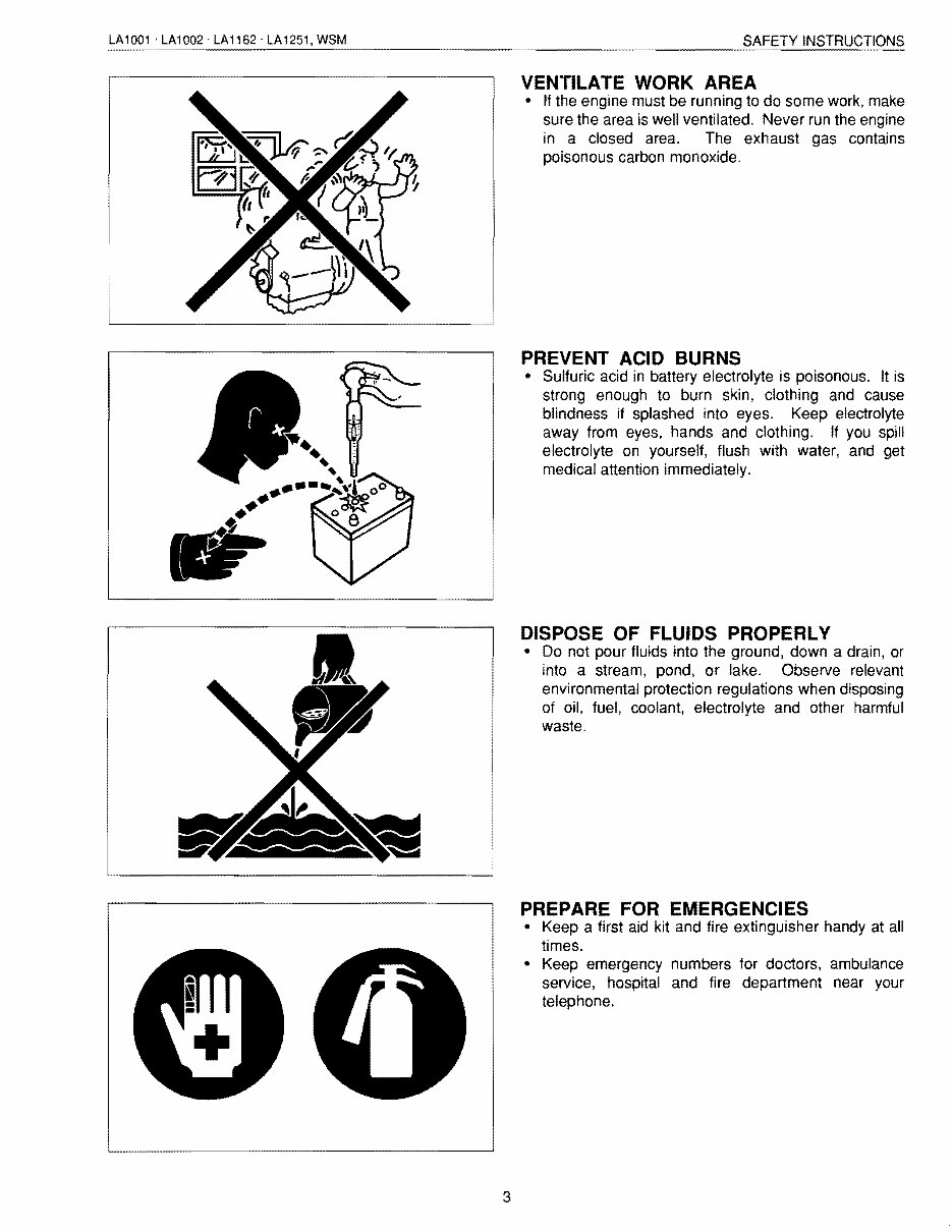 KUBOTA LA1001 LA1002 LA1162 LA1251 FRONT END Loader Workshop Service Manual preview img 3