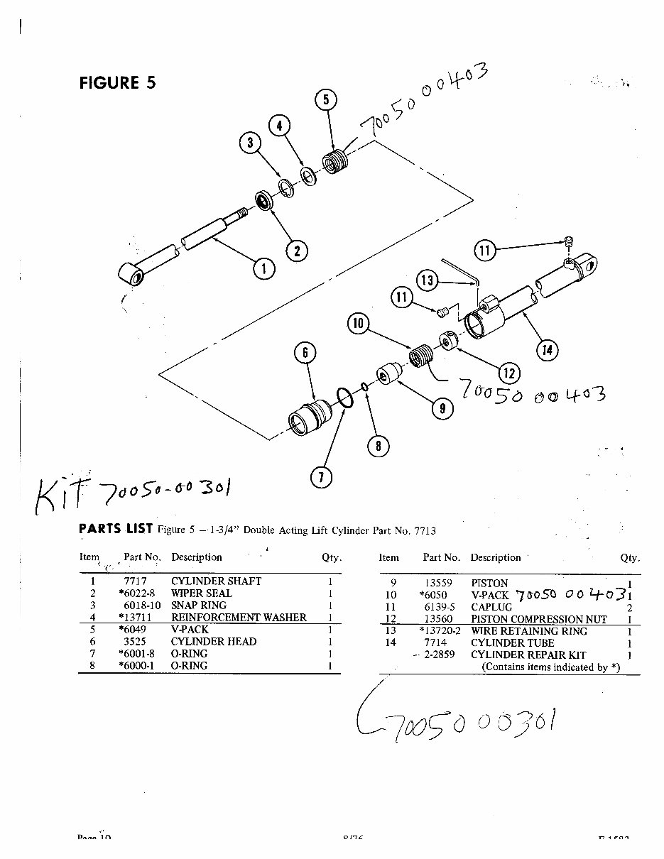 Kubota 1200 Loader master parts Manual preview img 10
