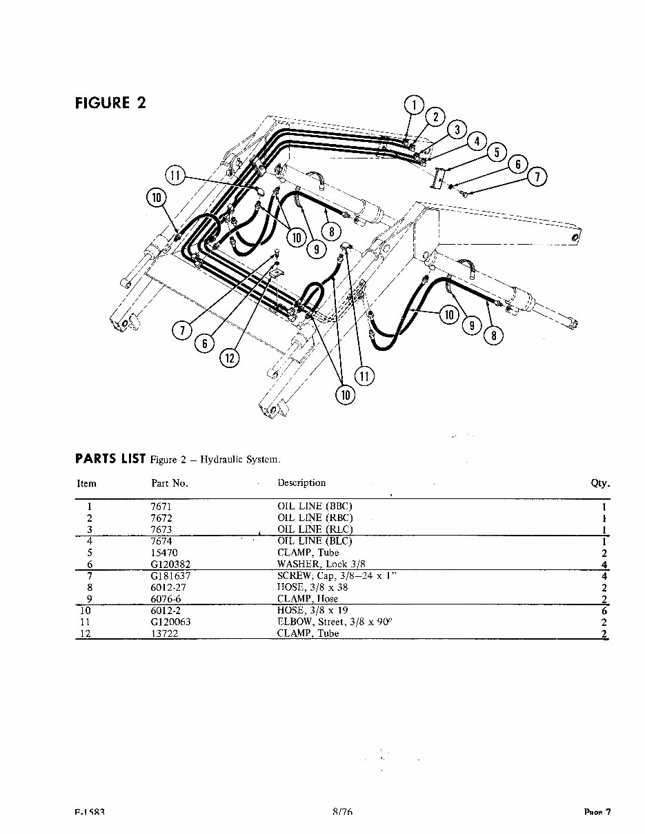 Kubota 1200 Loader master parts Manual preview img 7