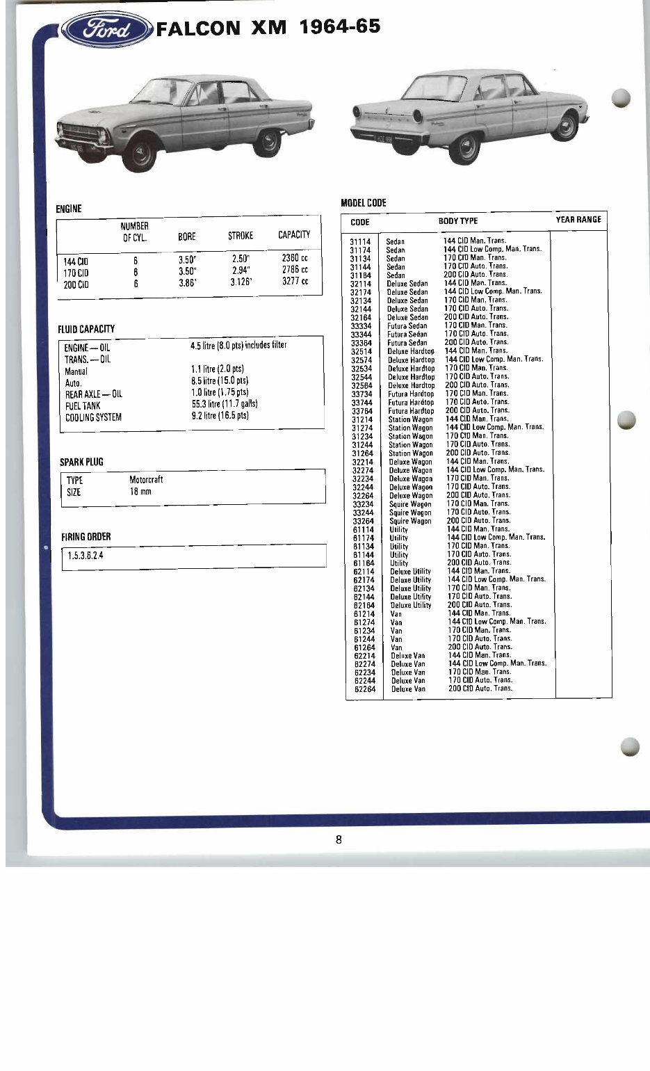 FALCON XY XW GT GS XR XT HO Parts INFORMATION preview img 10