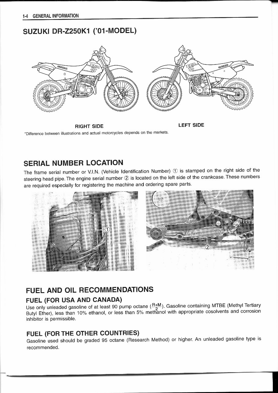 2001-2009 Suzuki DR-Z250 DRZ250 Service & Repair Manual preview img 8