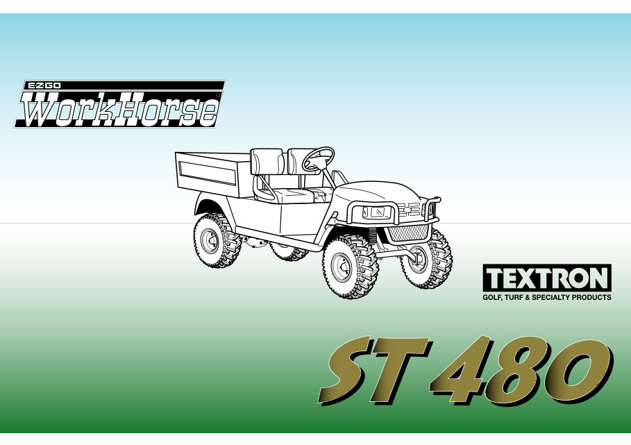 EZ GO 480 GOLF CART Service Parts Manual preview img 1