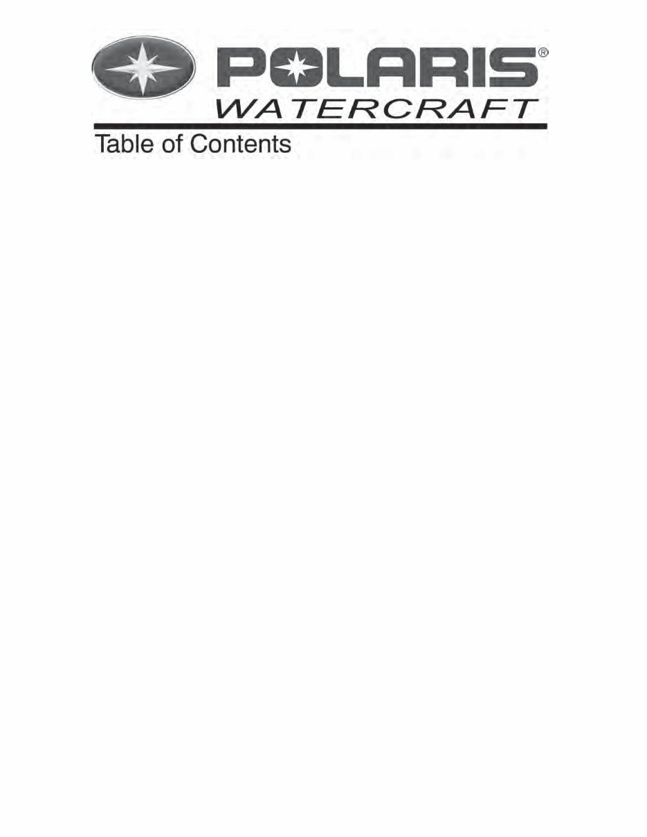 Polaris Freedom / Virage / Genesis / MSX service manual repair 2004 PWC preview img 2