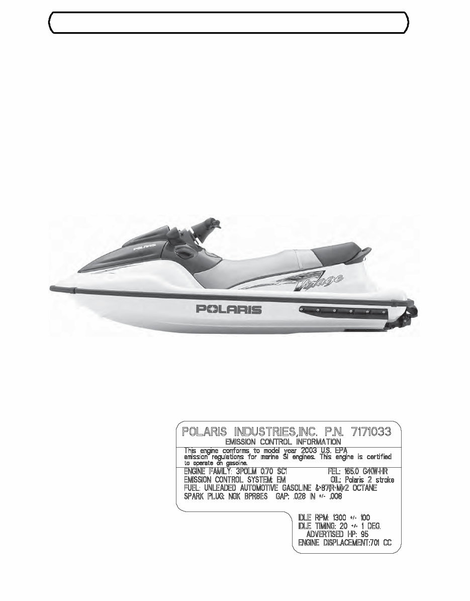 Polaris Freedom / Virage / Genesis / MSX service manual repair 2004 PWC preview img 9