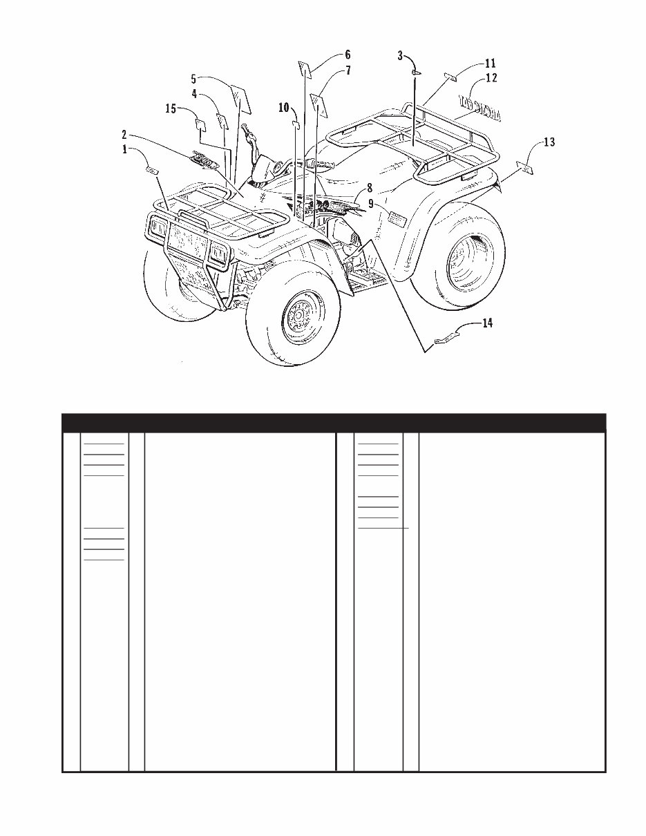 ARCTIC CAT 300 2X4 4X4 ATV Parts Manual Catalog 1998 preview img 4