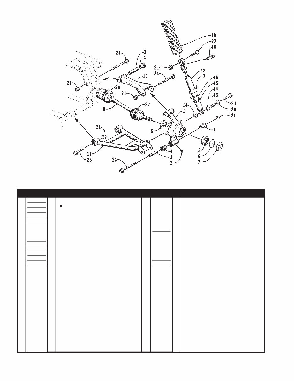 ARCTIC CAT 300 2X4 4X4 ATV Parts Manual Catalog 1998 preview img 9