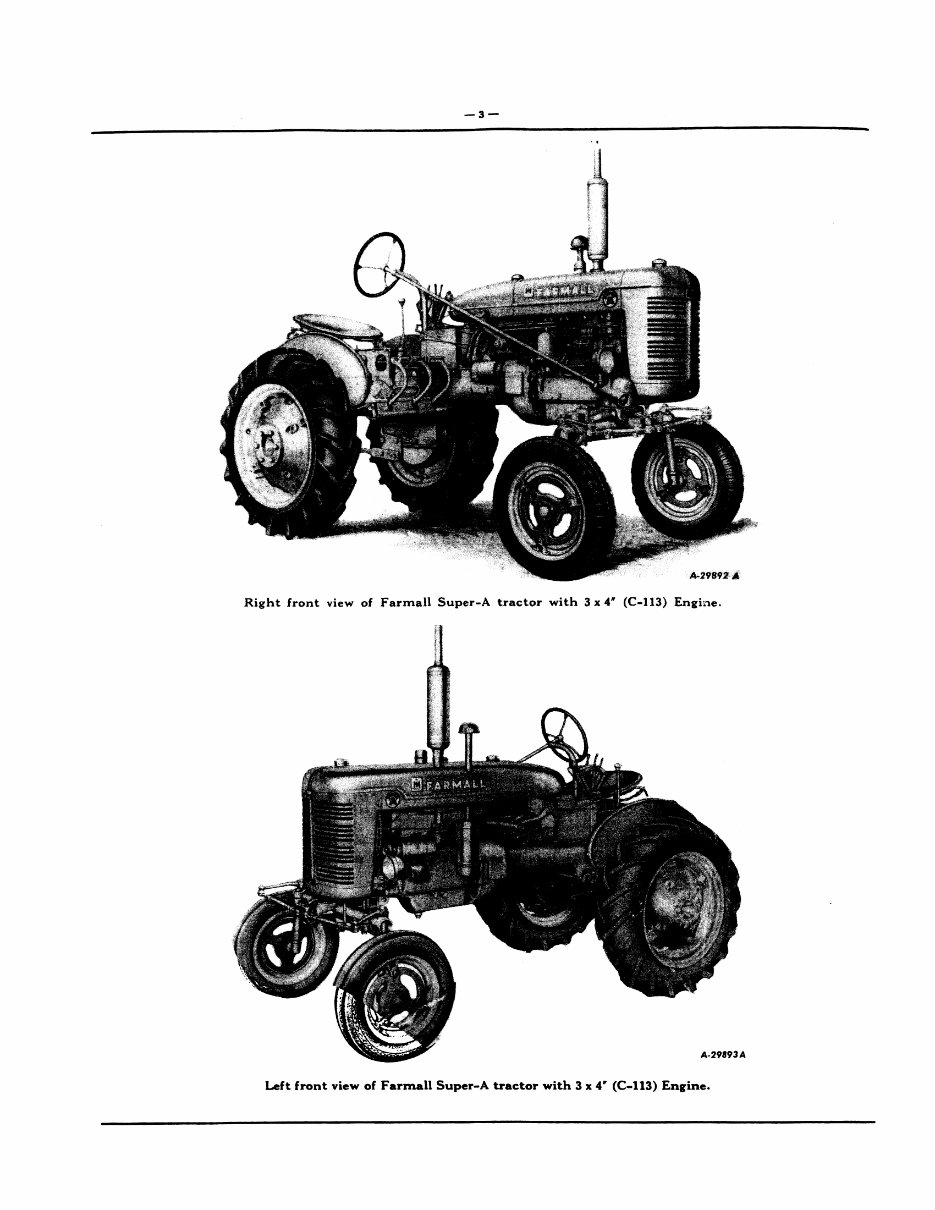 IH Farmall Super A & Super AV Tractor Parts Catalog TC-39 Manual - preview img 8