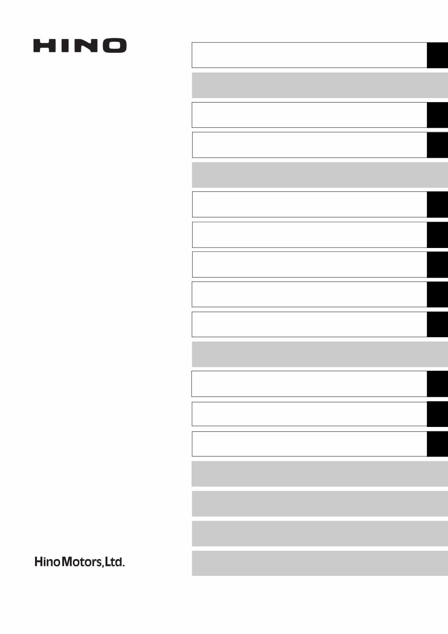 Hino 500 series truck service and repair manuals preview img 3