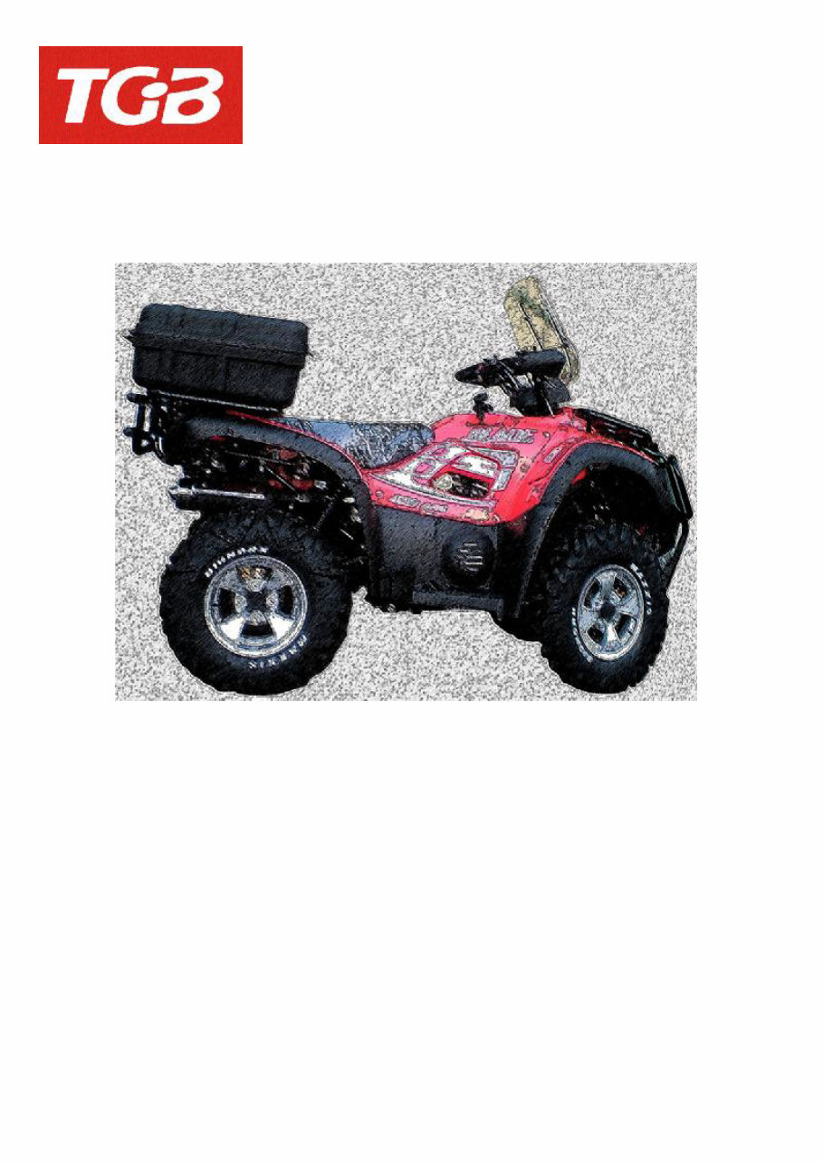 TGB BLADE 425 400 ATV Shop Manual preview img 1