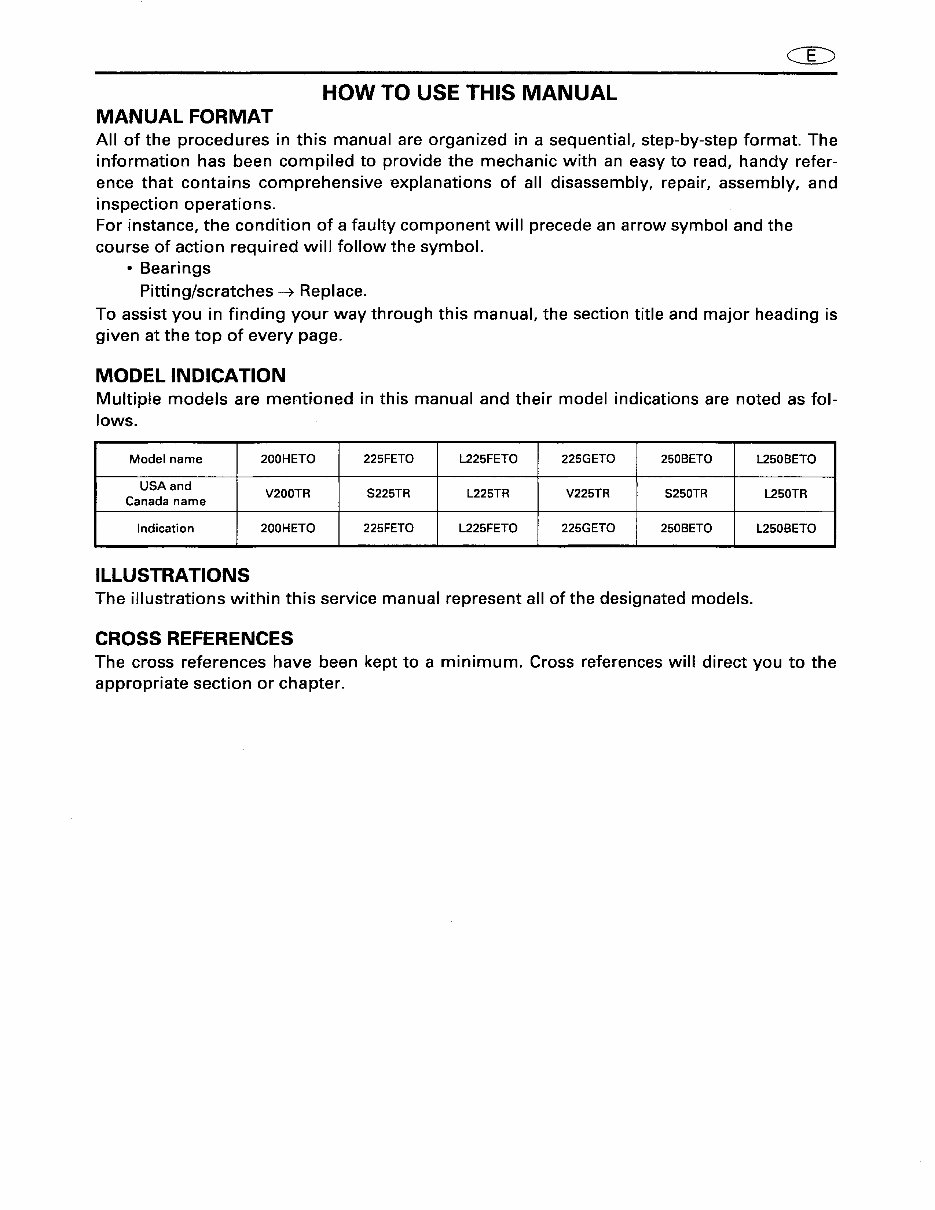 1999 Yamaha 200/225/250HP 2-Stroke OutboardS Service & Repair Manual preview img 3