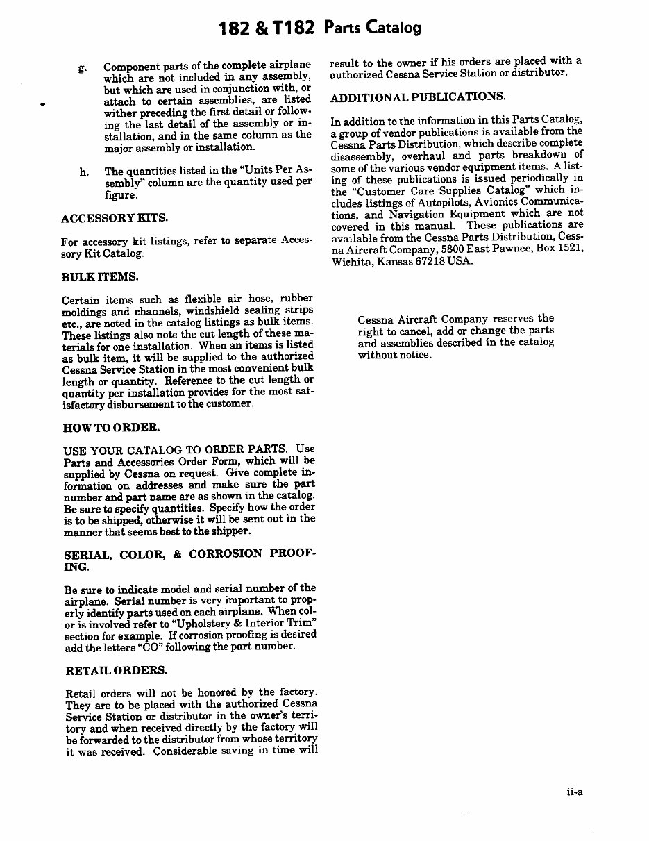 1974-1986 Cessna 182 Skylane Parts Catalog preview img 7