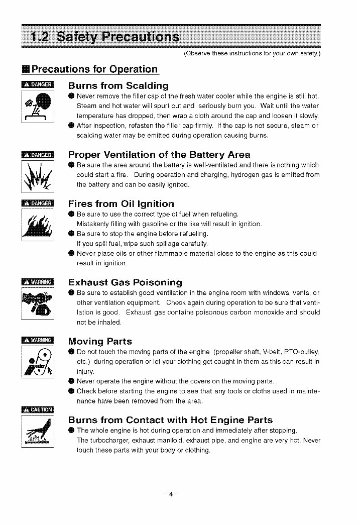 Yanmar Marine Diesel Engine 6LYA-STP, 6LY2A-STP Operation Manual preview img 6
