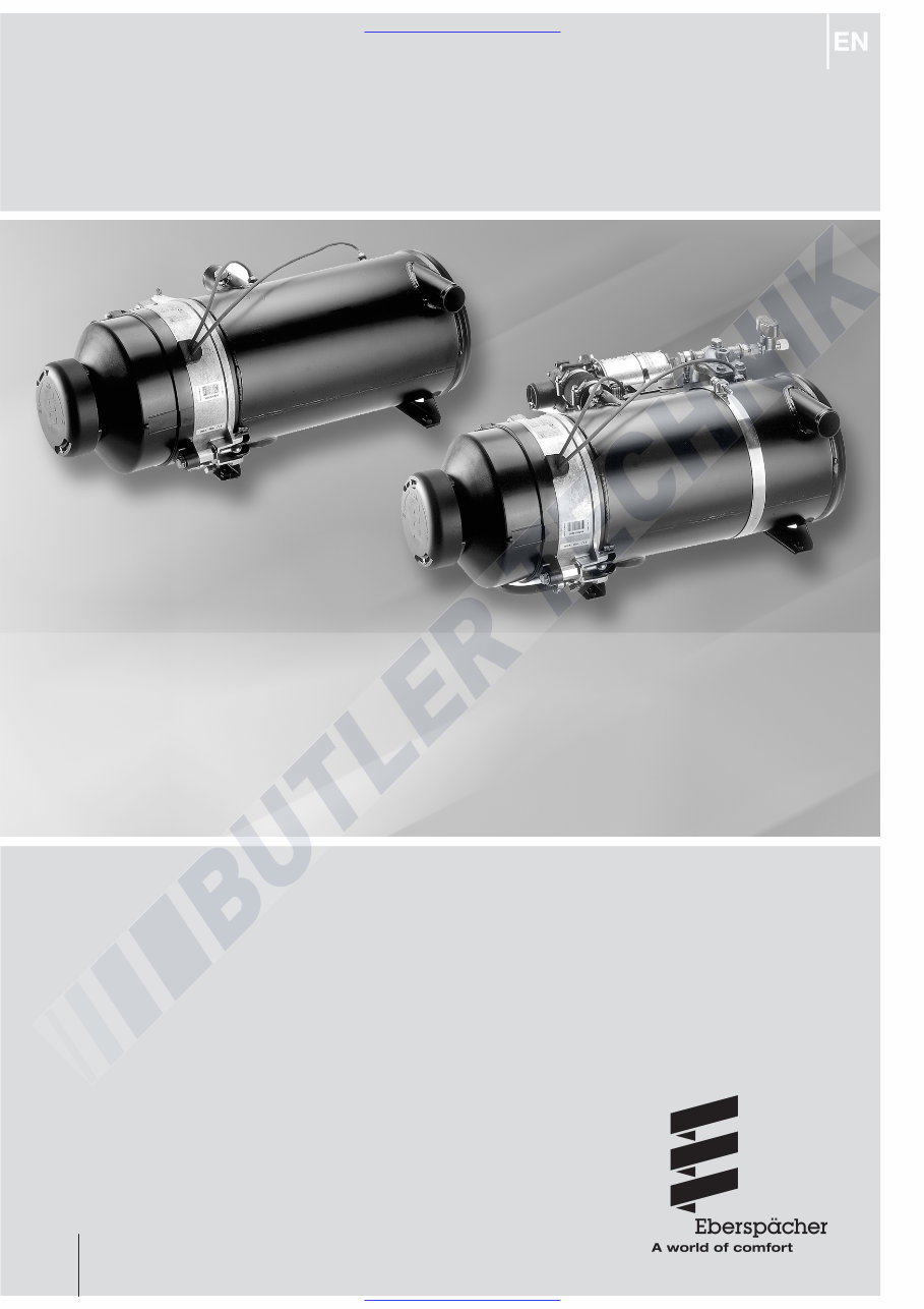 Eberspacher Hydronic 16, 24, 30 and 35 water heater service manual preview img 1