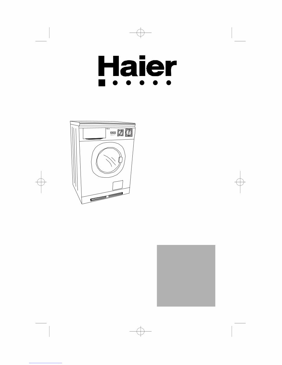 OWNER Manual Haier XQG50 11 Clothes Washer & Dryer Combo preview img 1
