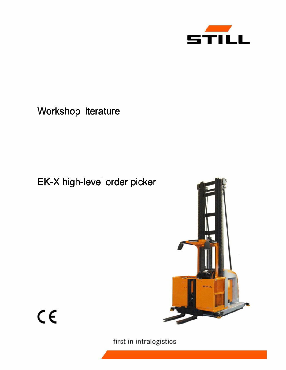 Still EK-X (EK-X 2131 24V, EK-X2133 48V) High-level Order Picker Forklift Service Repair Workshop Manual preview img 1
