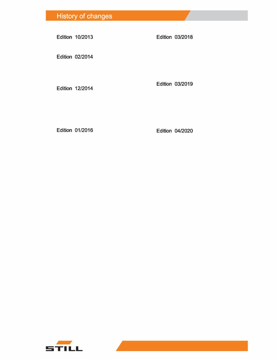 Still EK-X (EK-X 2131 24V, EK-X2133 48V) High-level Order Picker Forklift Service Repair Workshop Manual preview img 3