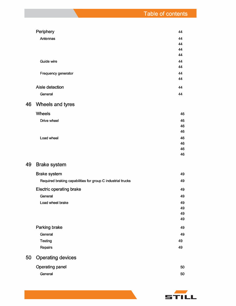 Still EK-X (EK-X 2131 24V, EK-X2133 48V) High-level Order Picker Forklift Service Repair Workshop Manual preview img 8