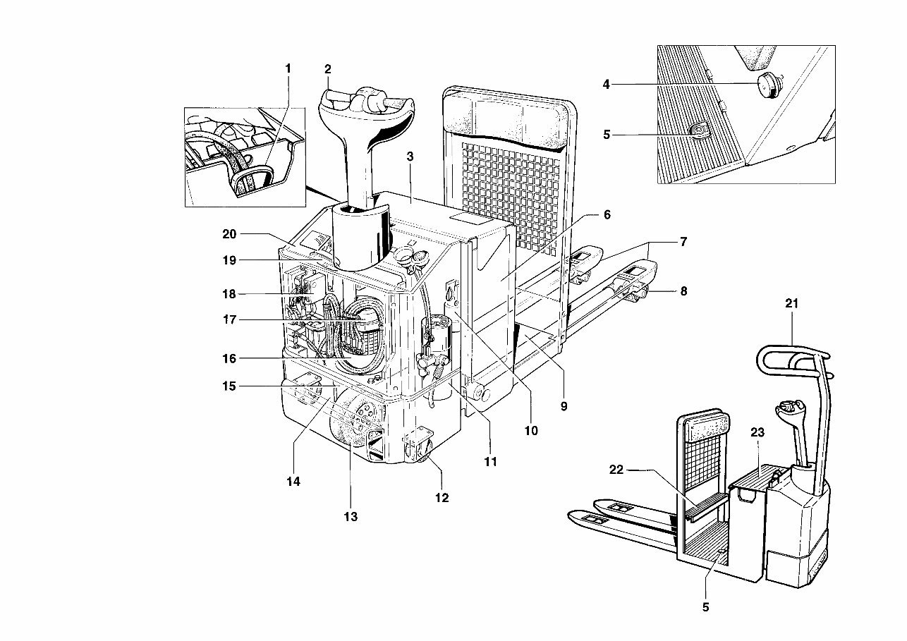 Linde Electric Order Picker Type 145: N20N Operating Instructions (User Manual) preview img 7