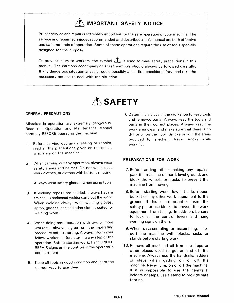 116 Hydraulic Excavator Service Repair Manual preview img 5