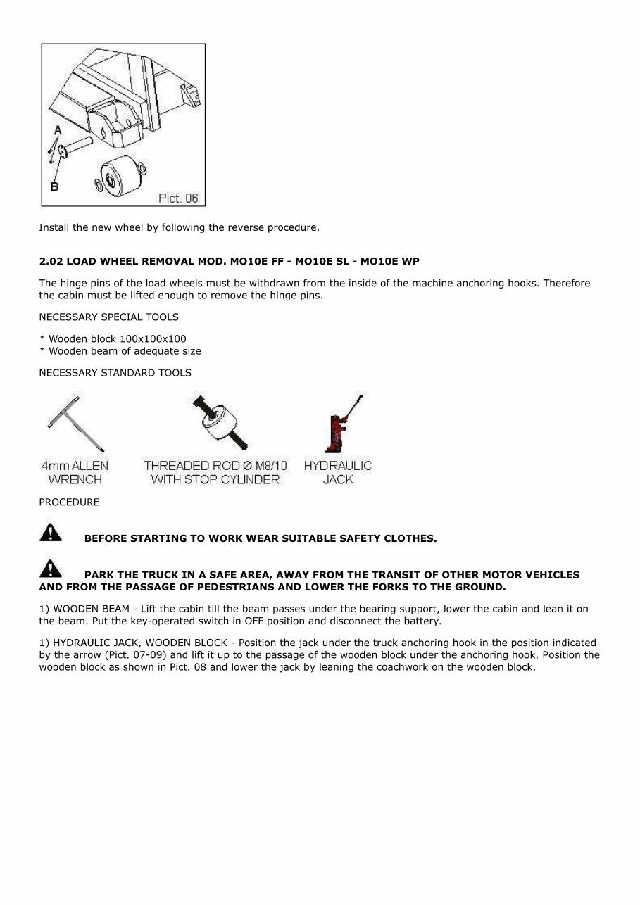 YALE (B862) MO10E Lift Truck Service Repair Manual and Parts List Manual preview img 5