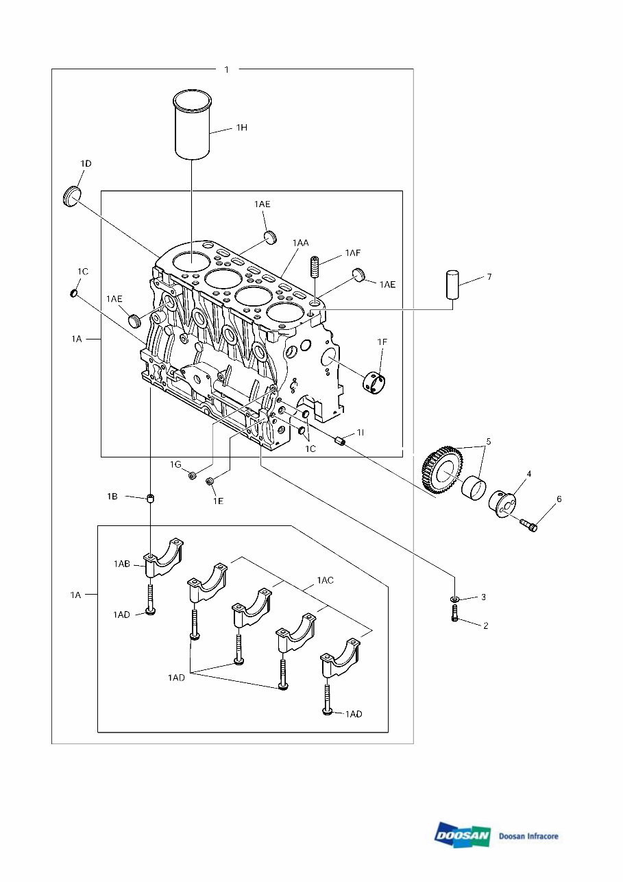 DAEWOO DOOSAN 430 PLUS Skid Steer Loader Service Parts Catalogue Manual preview img 3