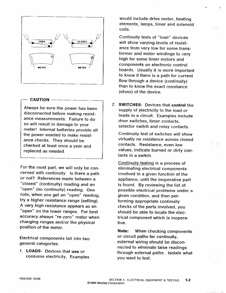 Maytag Admiral DWUA & DWC Dishwasher Repair manual preview img 10